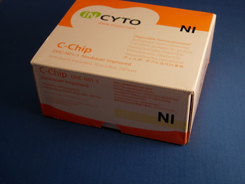 Hemacytometers Disposable INCYTO C-Chip 100um