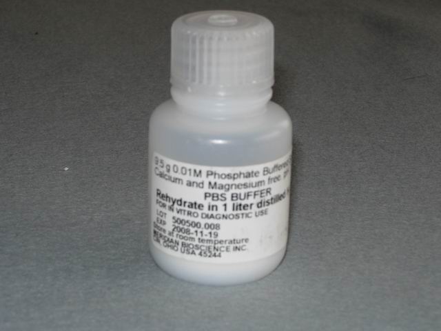 Saline, Powdered 0.01M Phosphate Buffered Saline - pH 7.4