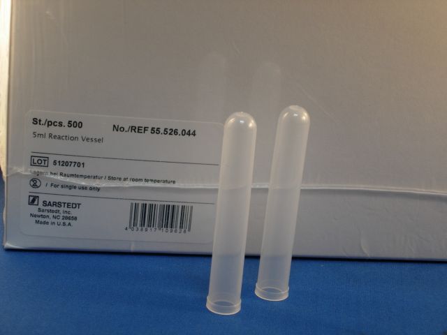 5ml Tube 12x75mm Round Bottom PP