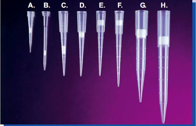 .1-10ul Pipet tip for Pipetman (31mm) non-sterile