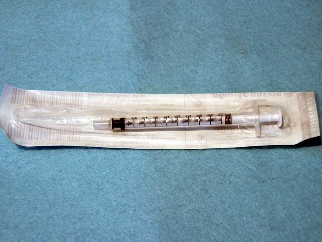 Syringe, Tuberculin - 1 mL.