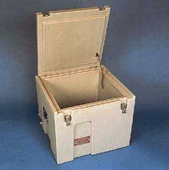 Compact Dry Ice chest - 90 Lbs. capacity.