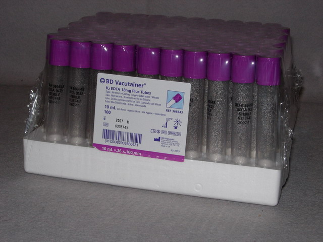 Vacutainer - Lavender, 10 mL