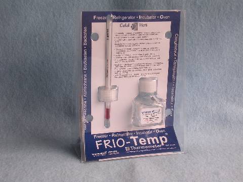 Frio-Temp and Frio-Temp Precision Thermometers -30 to 0 degrees