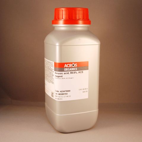 Benzoic Acid, Guaranteed Reagent. ACS Grade.