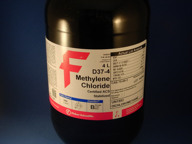 Dichloromethane, ACS Grade, 99.5% min. (by GC).