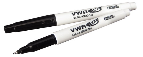 Chemical-Resistant Marker, Black, Ultrafine