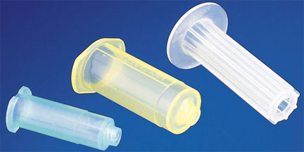 BD Vacutainer* Needle Holders Ribbed Pediatric Adapter