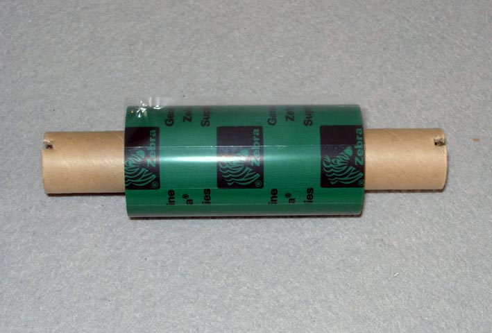 Polyester resin ribbon black
