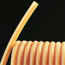 Pure Natural Rubber Tubing, Color: Amber; Thick wall; 0.13 I.D. x 0.25 in. O.D.