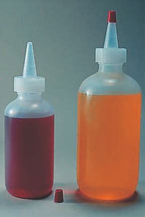 Boston Round LDPE Dispensing Bottles- 1/2 oz.