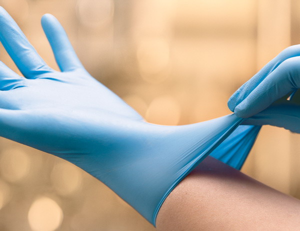 Esteem Stretchy Nitrile Exam Textured Gloves X-Small