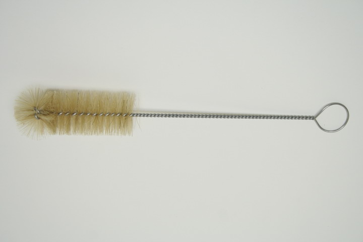 White Hog Hair Brush Unbleached, 10.5 inches