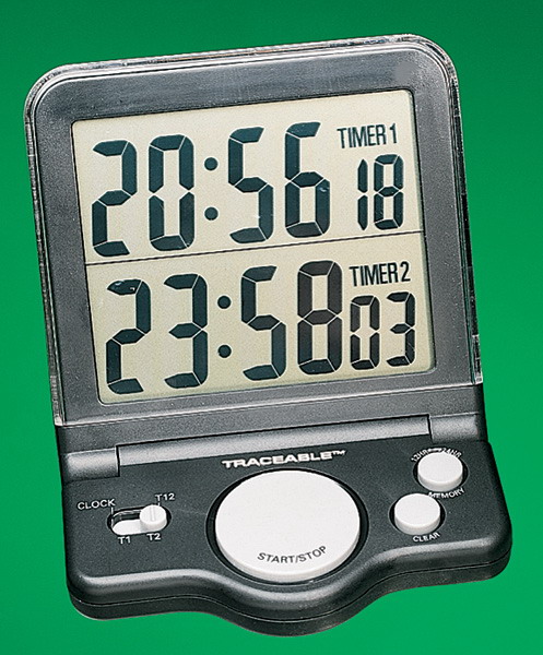 Traceable Jumbo-Digit Timer White