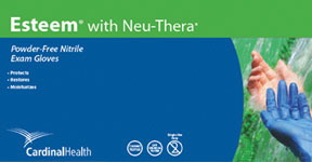 Esteem* Nitrile Gloves with Neu-Thera, X-Small