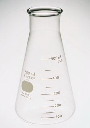 Corning Pyrex Heavy Duty Erlenmeyer Flasks, Wide Mouth 250mL