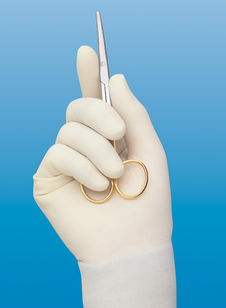 Triflex- Laboratory & Surgical, Powdered Sterile Gloves - sz 8