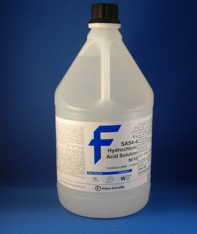 Hydrochloric Acid Solution, 0.1N (N/10)