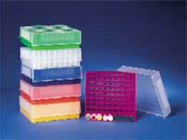 81-Well Cryogenic Storage Rack, pink