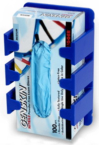 Anti-Microbial Glove Box, Blue