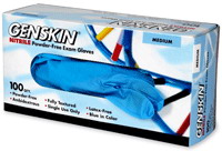 Genskin Nitrile Powder-Free Exam Gloves X-Large; Size 11+