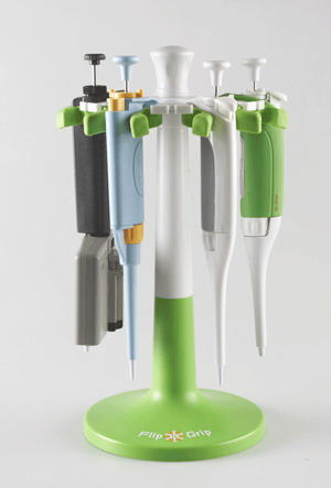 Flip & Grip Pipette Holder, Lime