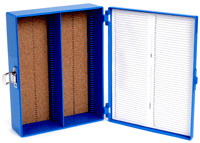 100-Place Tall Slide Box 208 x 175 x 60 Blue