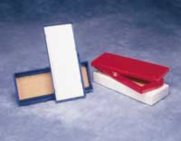 Slide box, 50 place, cork, blue