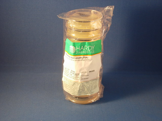 Tryptic Soy Agar Plate