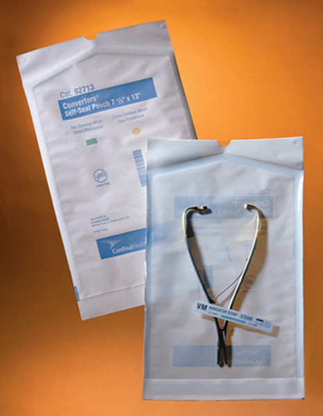 Hot Seal Sterilization Pouch Blue Film 5x15