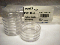 Space Saver, Sterile Petri Dishes - 100 x 10 mm.