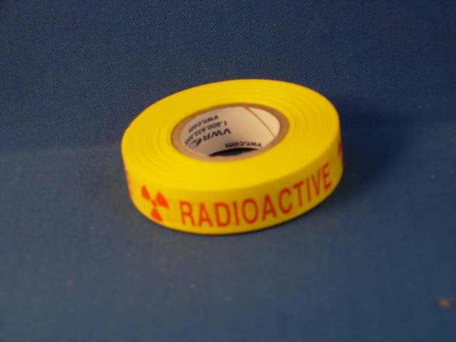 Lab Hazard- Radioactive Warning Labels