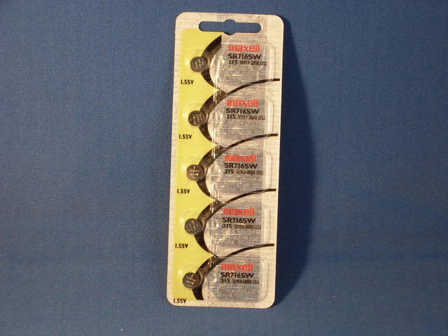 Silver Oxide SR716 (315) Button Cell Battery