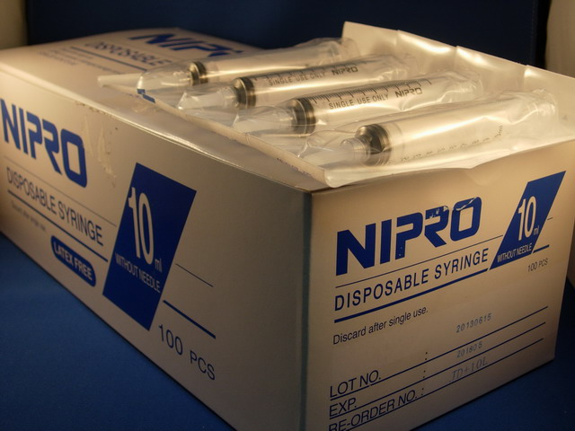 Nipro Syringe, 10cc No Needle (LL)