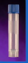 2.5mL cryo-loc vials, sterile w/blue cap