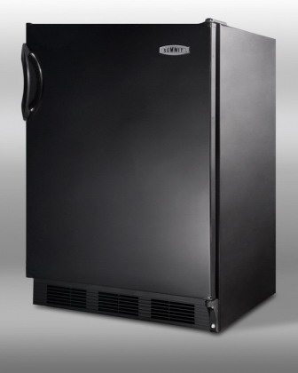 5.5 cu. ft. Compact Refrigerator, under-counter, black