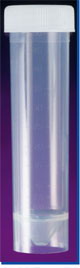 50mL Transport Vial Natural Tube w/ Blue Cap (attached)