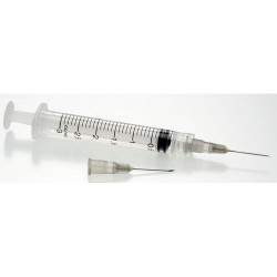Syringe w/o needle w/luer lock tip - 5 mL.