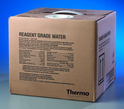Water, High Purity Reagent Grade - 5 Gallon